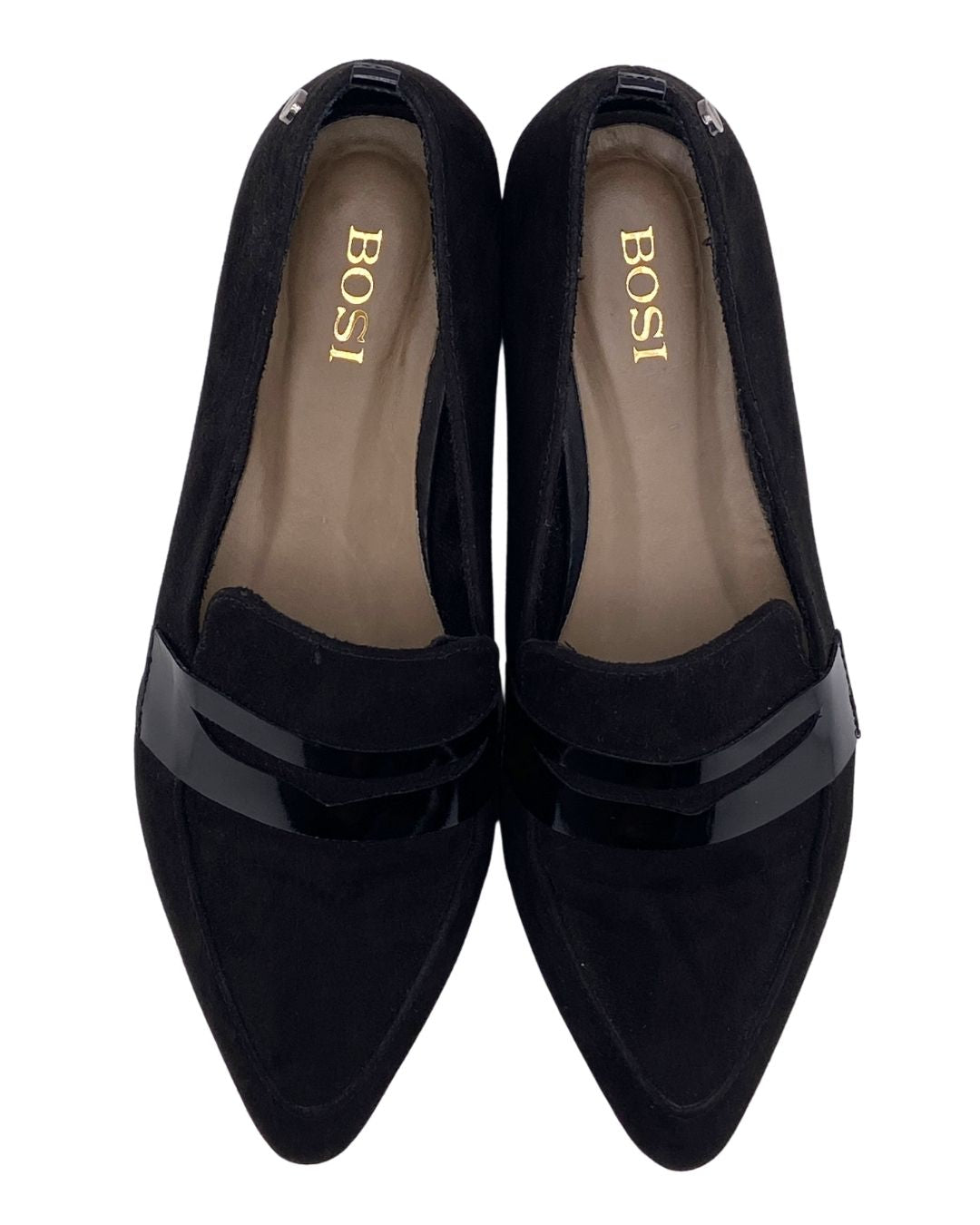 Mocasines planos en punta