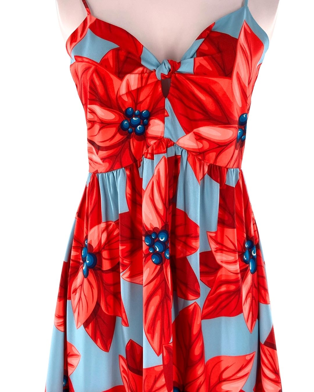 Maxi vestido de tiras print