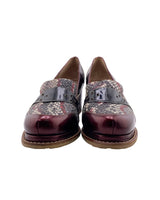 Mocasines de tacon en charol