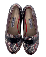 Mocasines de tacon en charol