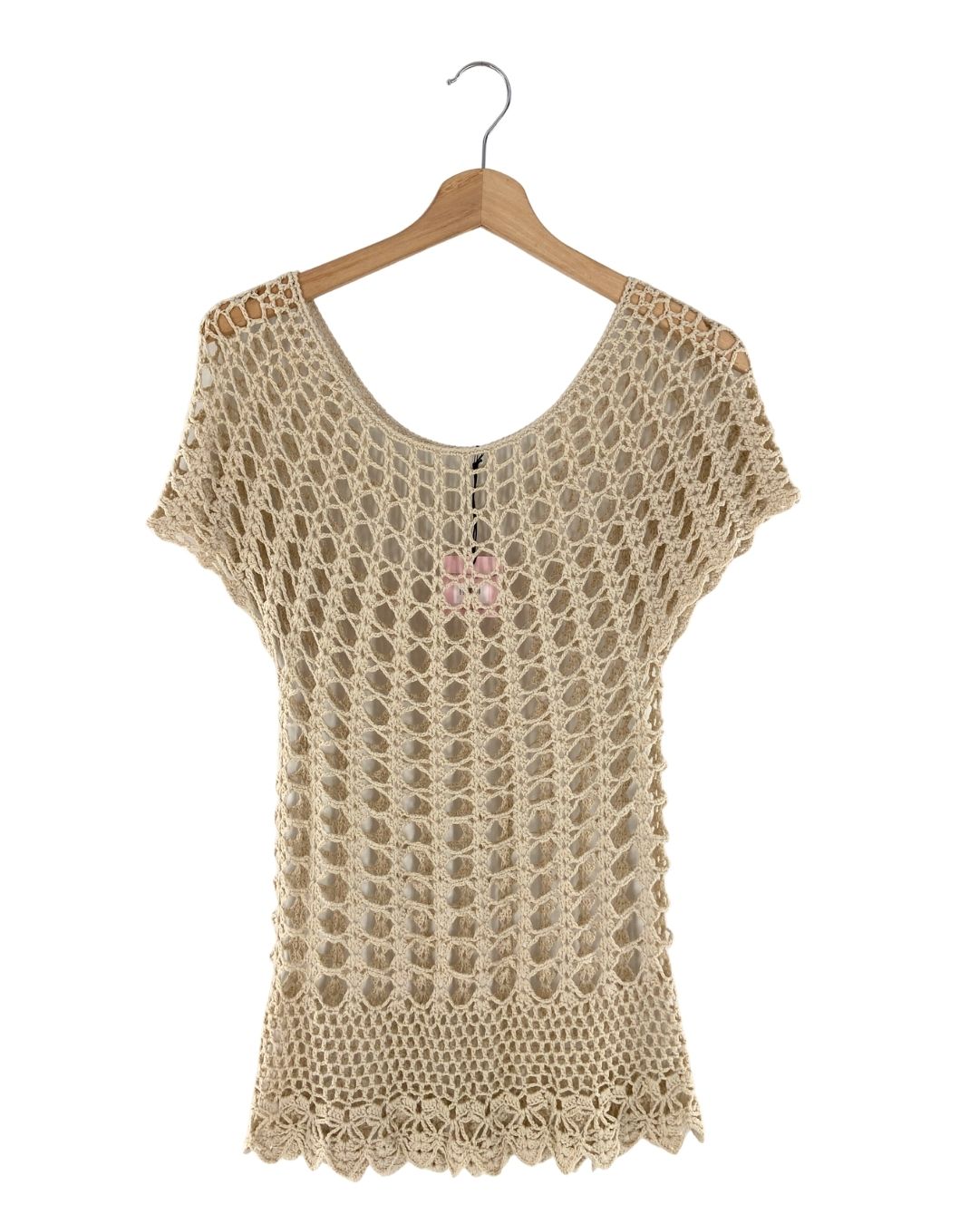 Blusa manga puente tejida