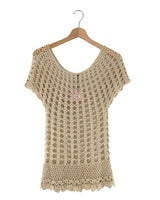Blusa manga puente tejida