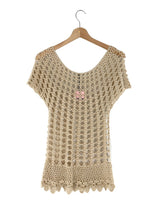 Blusa manga puente tejida