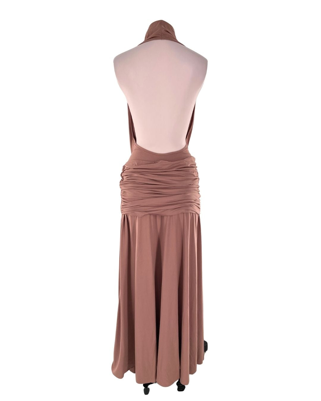 Maxi vestido cuello caido