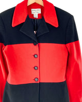 Chaqueta abotonada color block