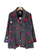 Chaqueta tejida con diseño