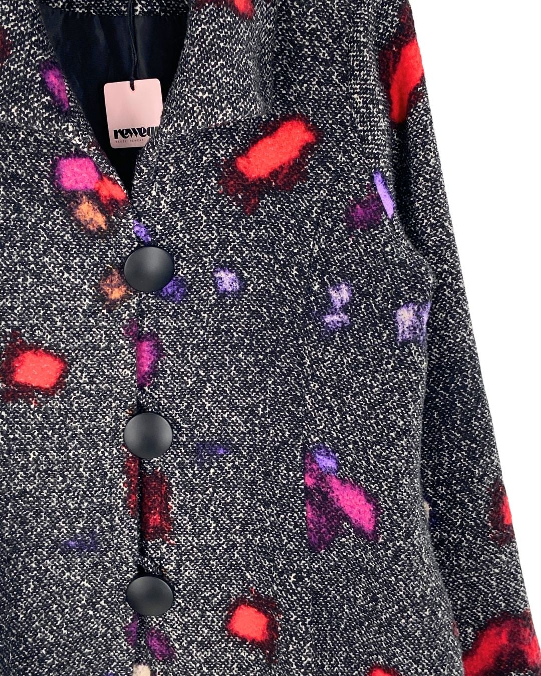 Chaqueta tejida con diseño