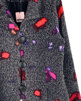 Chaqueta tejida con diseño