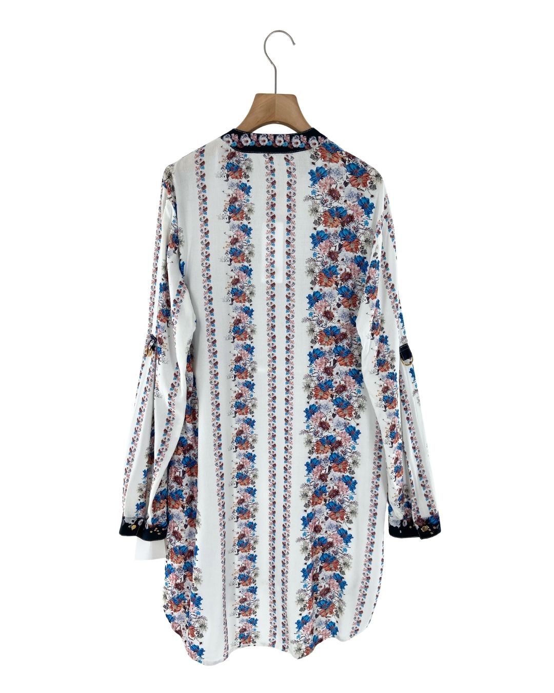 Vestido abotonado manga larga