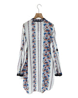 Vestido abotonado manga larga