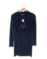 Vestido tejido cuello amplio