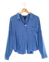 Camisa crop manga larga