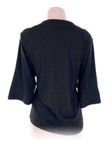 Blusa manga 3/4 con textura