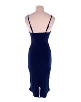 Vestido de tiras con textura