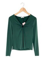 Blusa licrada con detalle
