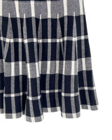 Falda mini tejida con diseño