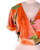 Blusa anudada en espalda