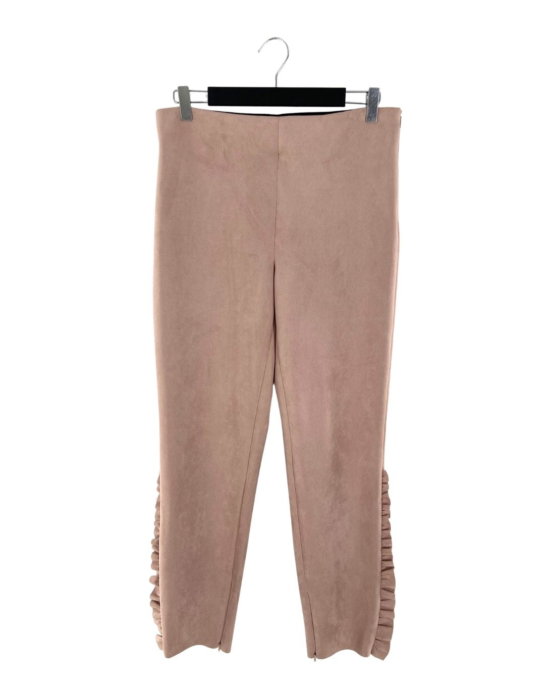 Pantalon skinny en antelina