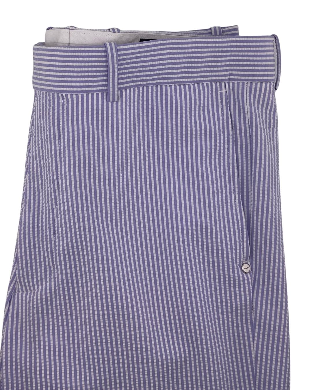 Pantalon a rayas con textura