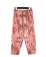 Pantalon satinado print lineas