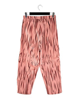 Pantalon satinado print lineas