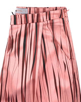 Pantalon satinado print lineas