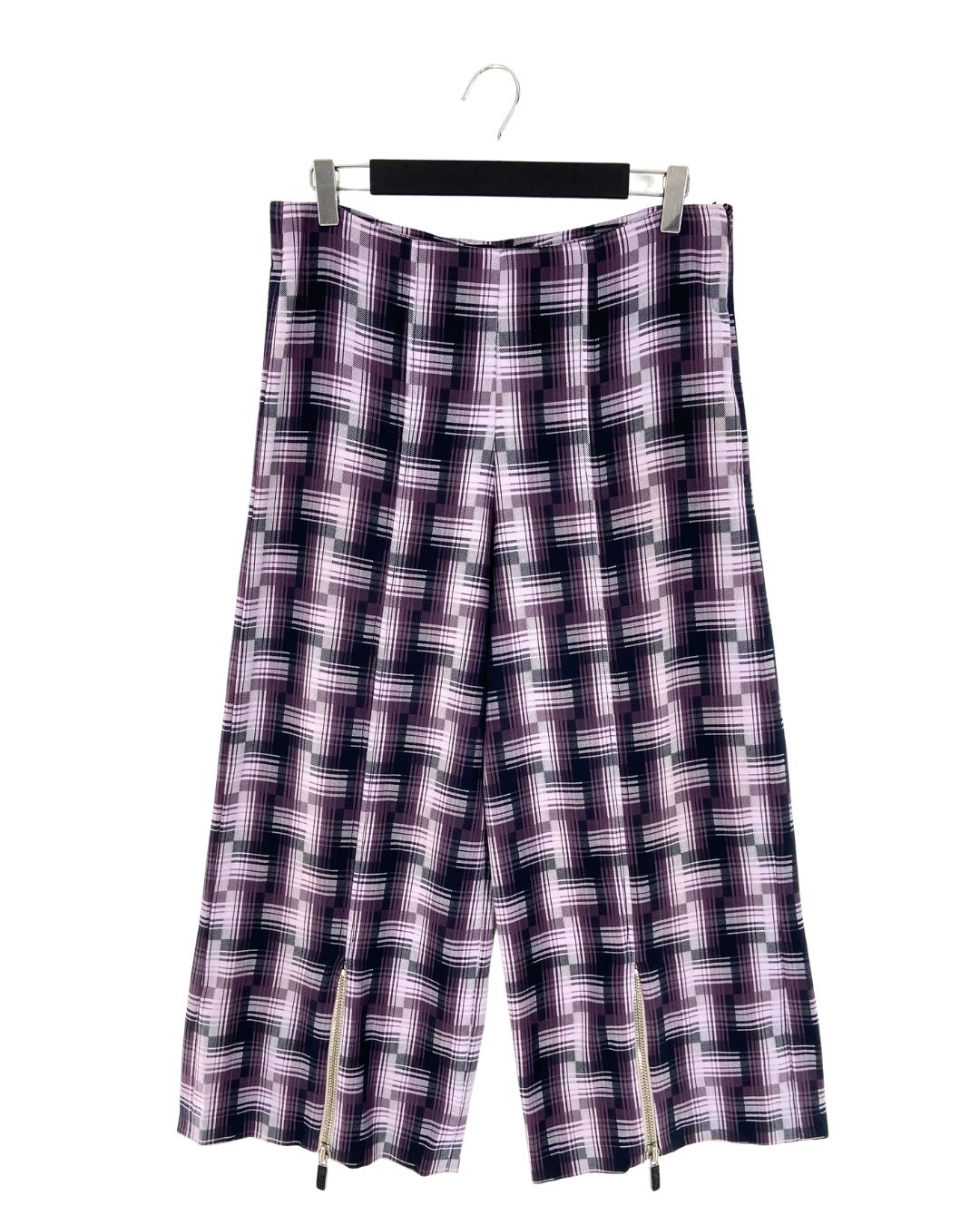Pantalon wide leg a cuadros