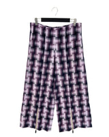 Pantalon wide leg a cuadros