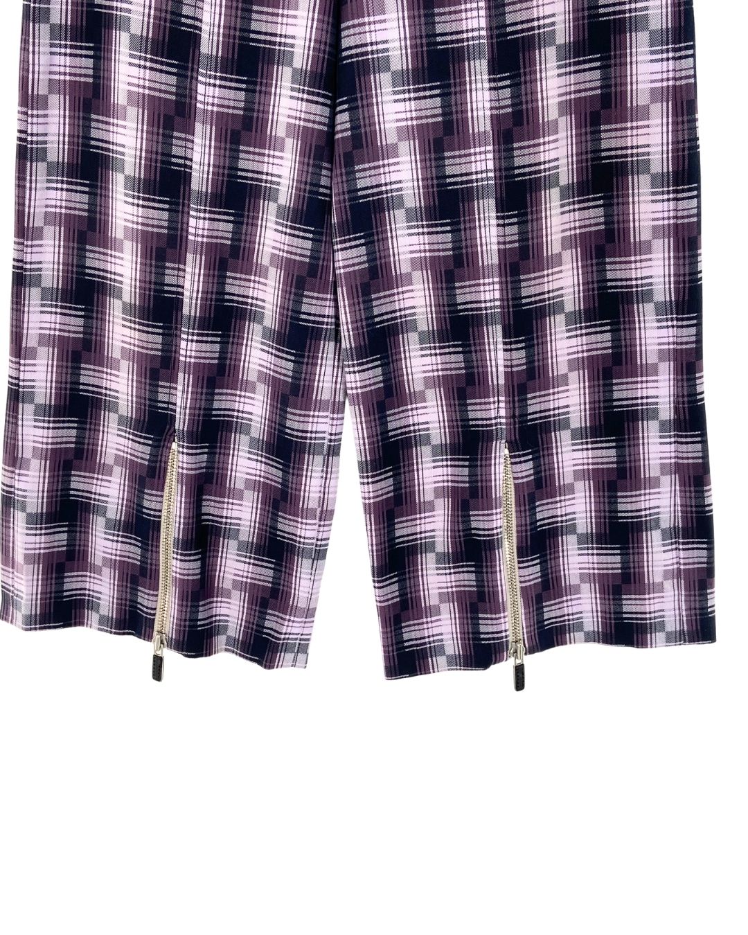 Pantalon wide leg a cuadros