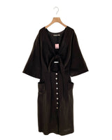 Vestido midi abotonado