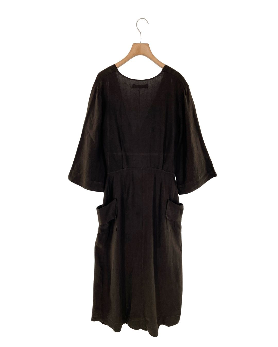 Vestido midi abotonado