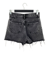 Short mini rigido abotonado