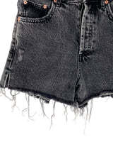 Short mini rigido abotonado