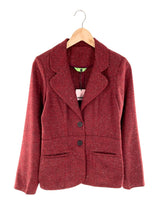 Blazer abotonado con textura