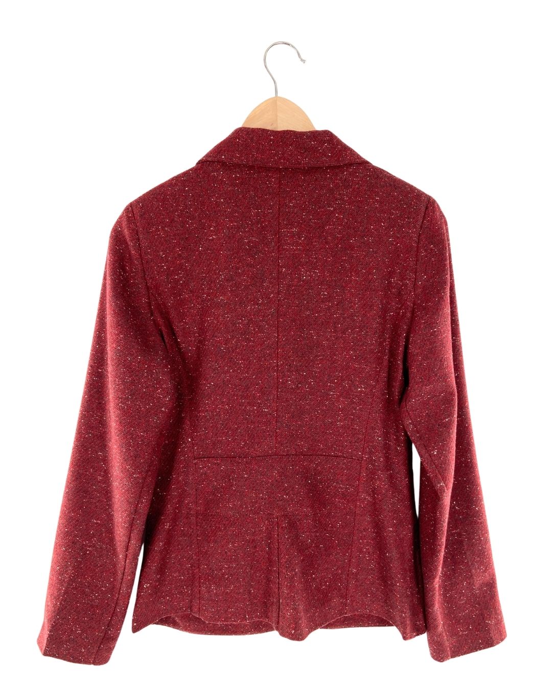 Blazer abotonado con textura