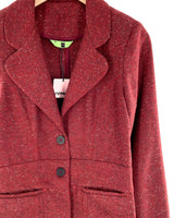 Blazer abotonado con textura