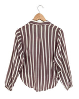 Camisa anudada a rayas