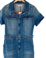 Enterizo en denim stretch