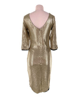 Vestido midi en lentejuelas