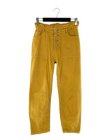Jean rigido slouchy encauchado