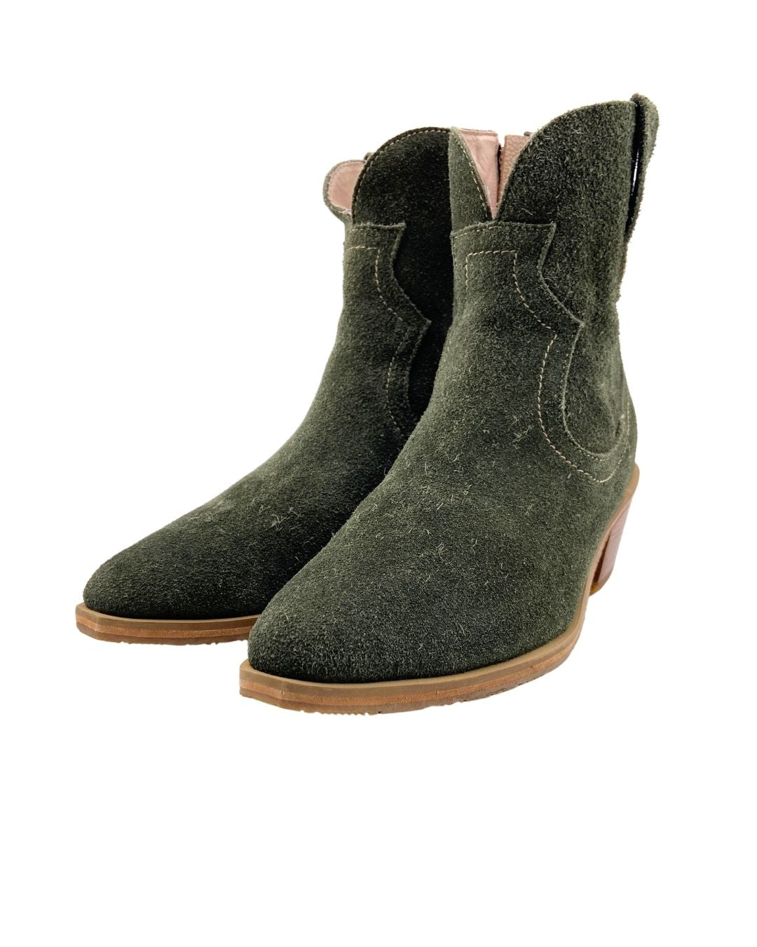 Botines texanas en cuero