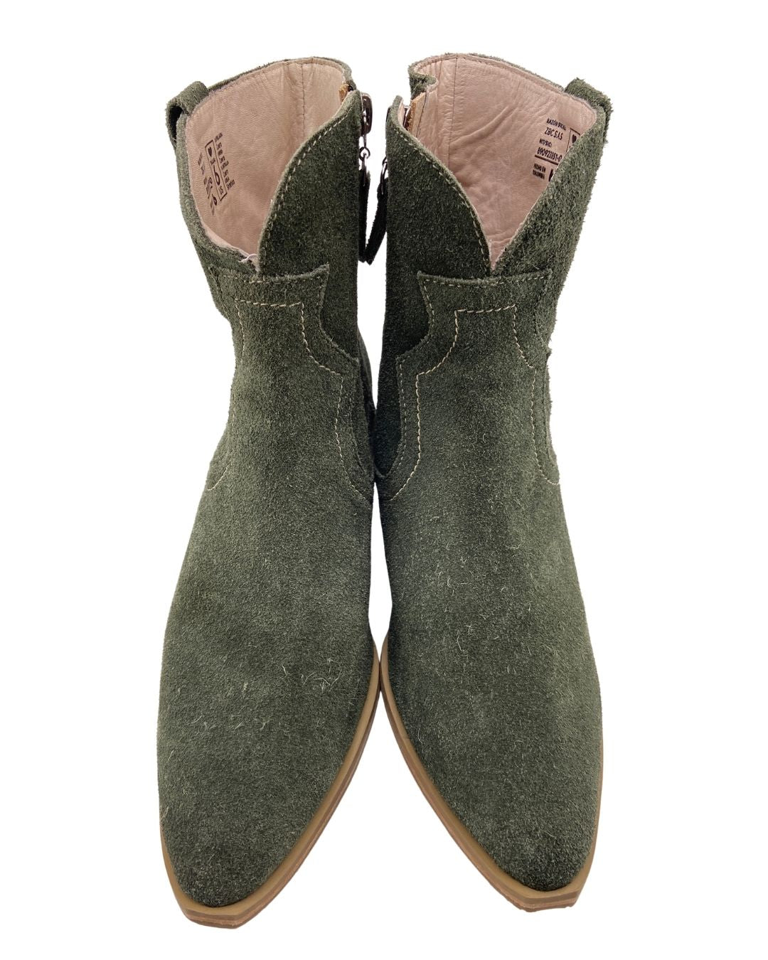 Botines texanas en cuero