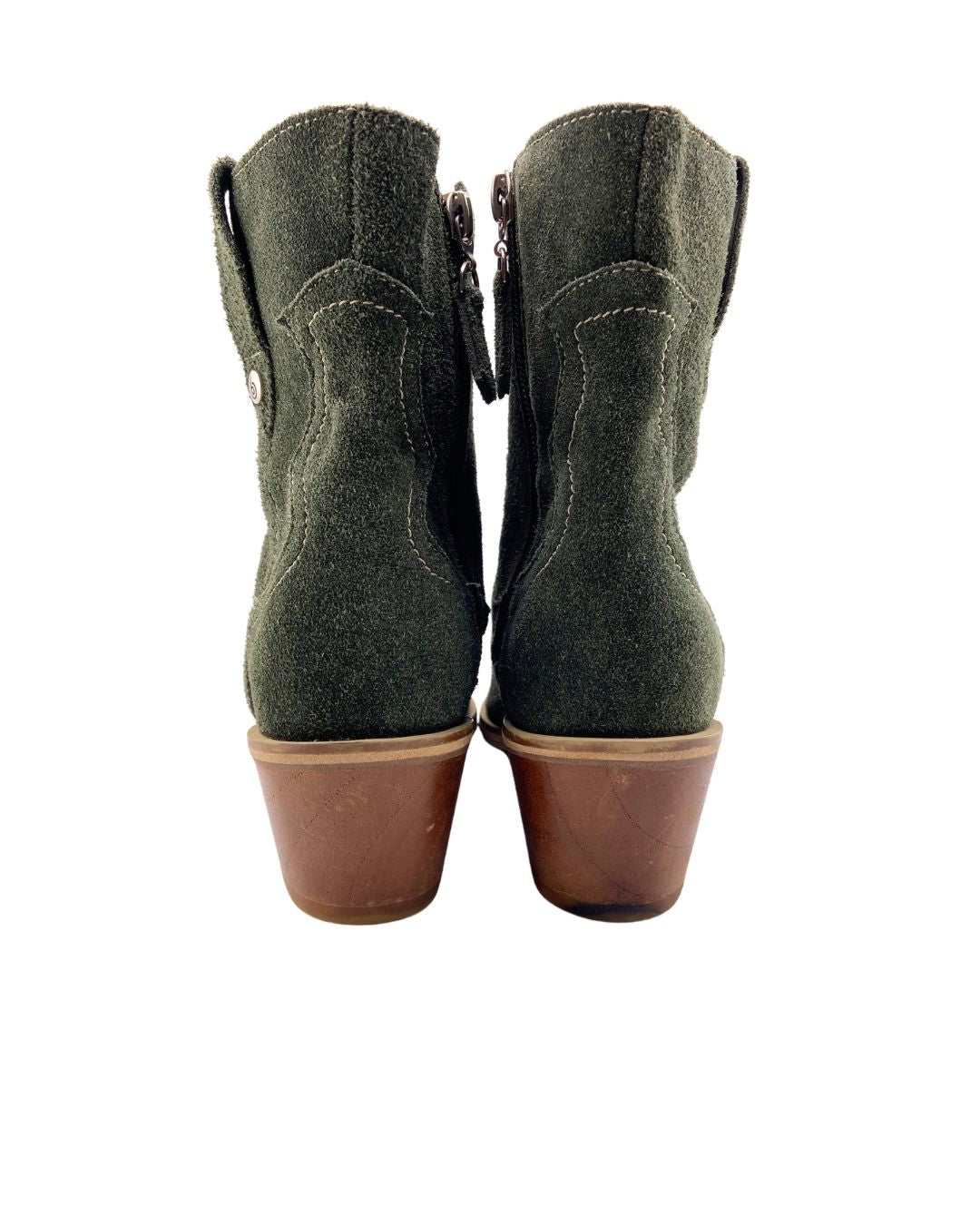 Botines texanas en cuero