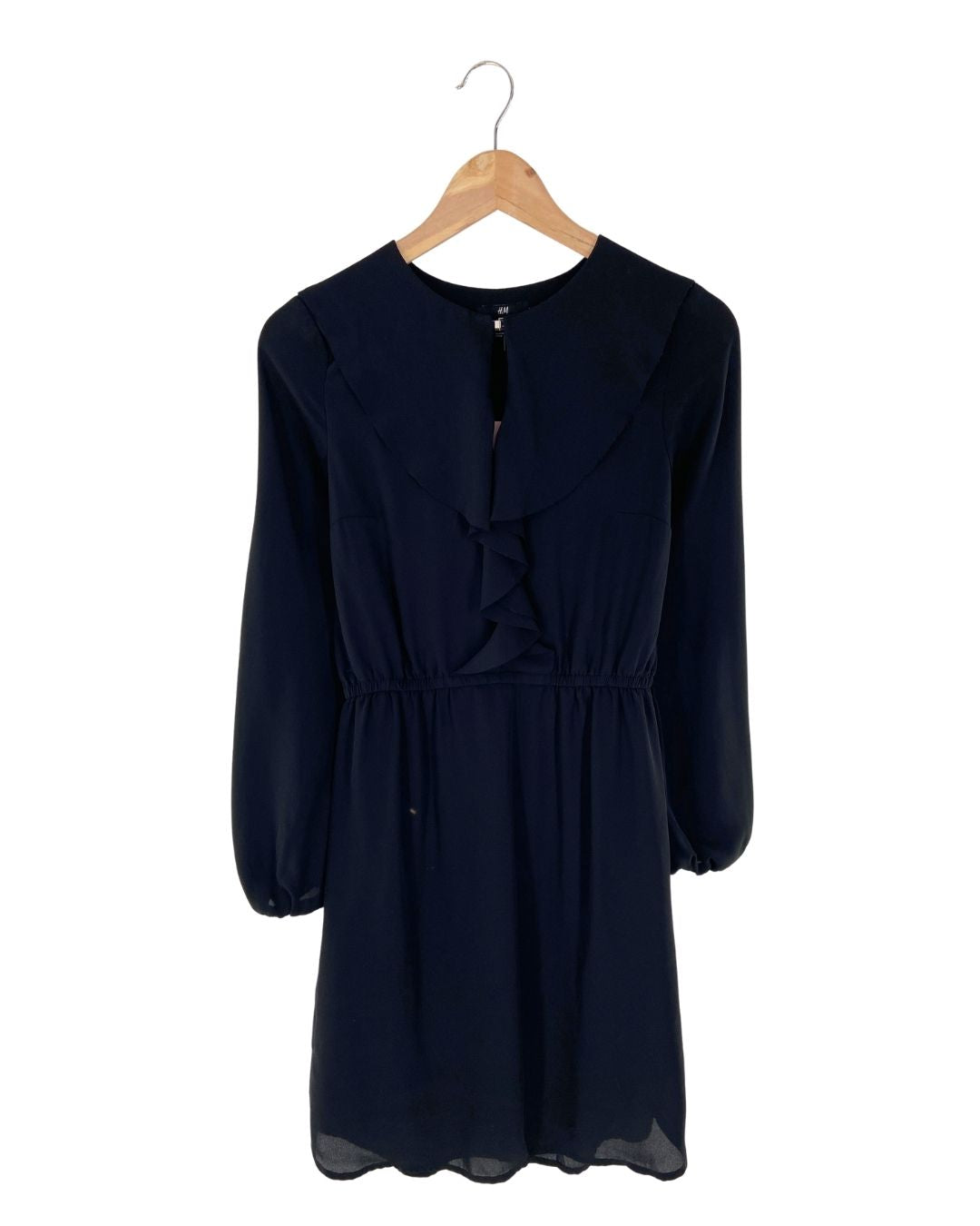 Vestido midi manga larga