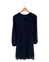 Vestido midi manga larga