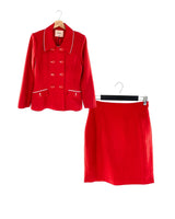 Set de blazer abotonado