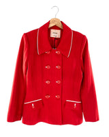 Set de blazer abotonado