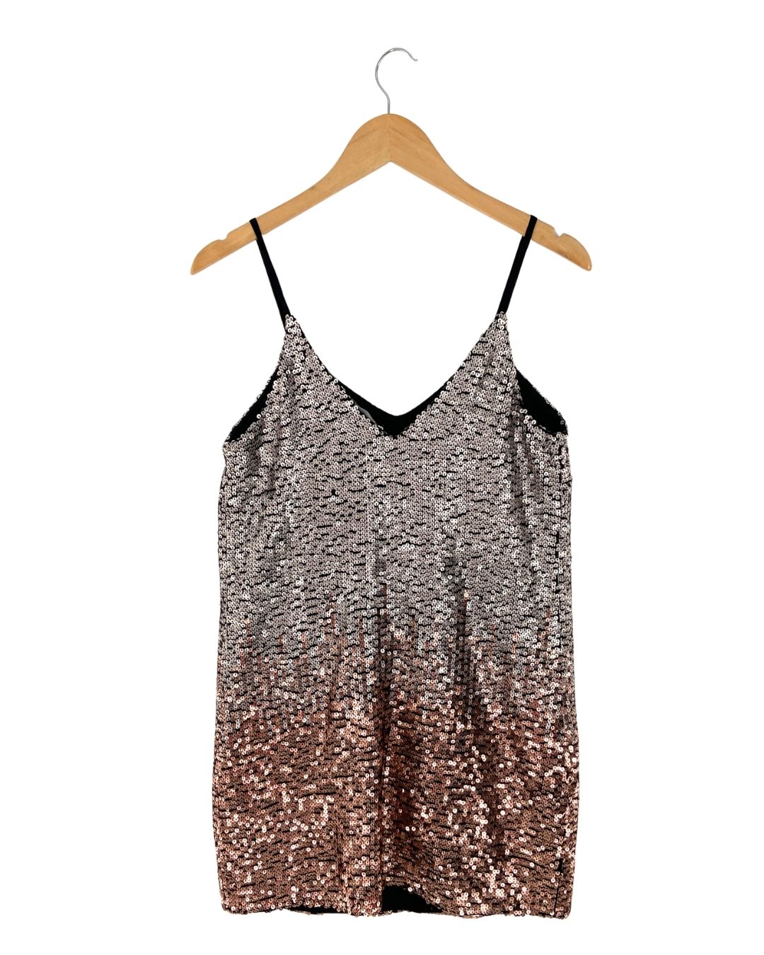 Vestido midi de tiras
