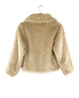 Chaqueta abierta afelpada