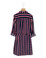 Vestido a rayas con cinturon